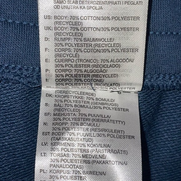 adidas Women's Snowcone Shorts, French terry Navy XS - Picture 5 of 8